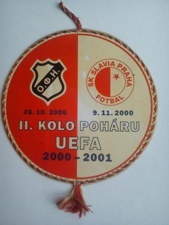 OFI CRETA - SLAVIA PRAHA POHAR UEFA 2000 -21-